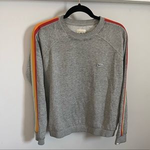 Rip curl pull over crewneck sweatshirt